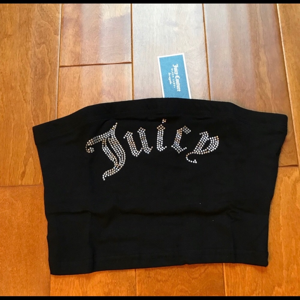 Juicy Couture Gothic Crystal tube top - Picture 6 of 8